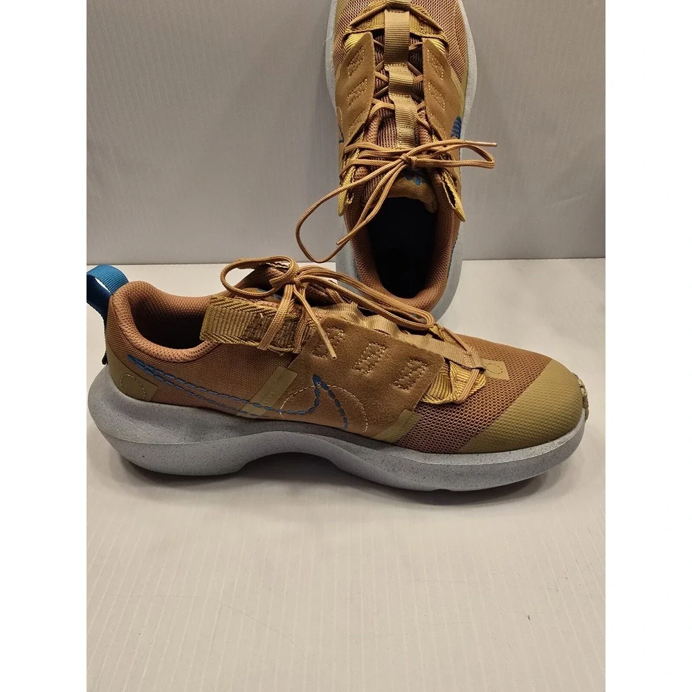 Size 6.5 Nike Crater Impact Low‎ Mineral Clay Laser Blue, Kids Grow Fast